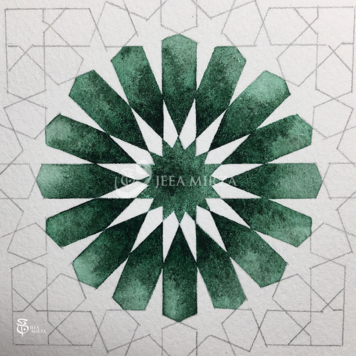 Watercolour Snapshot - Jadeite Genuine