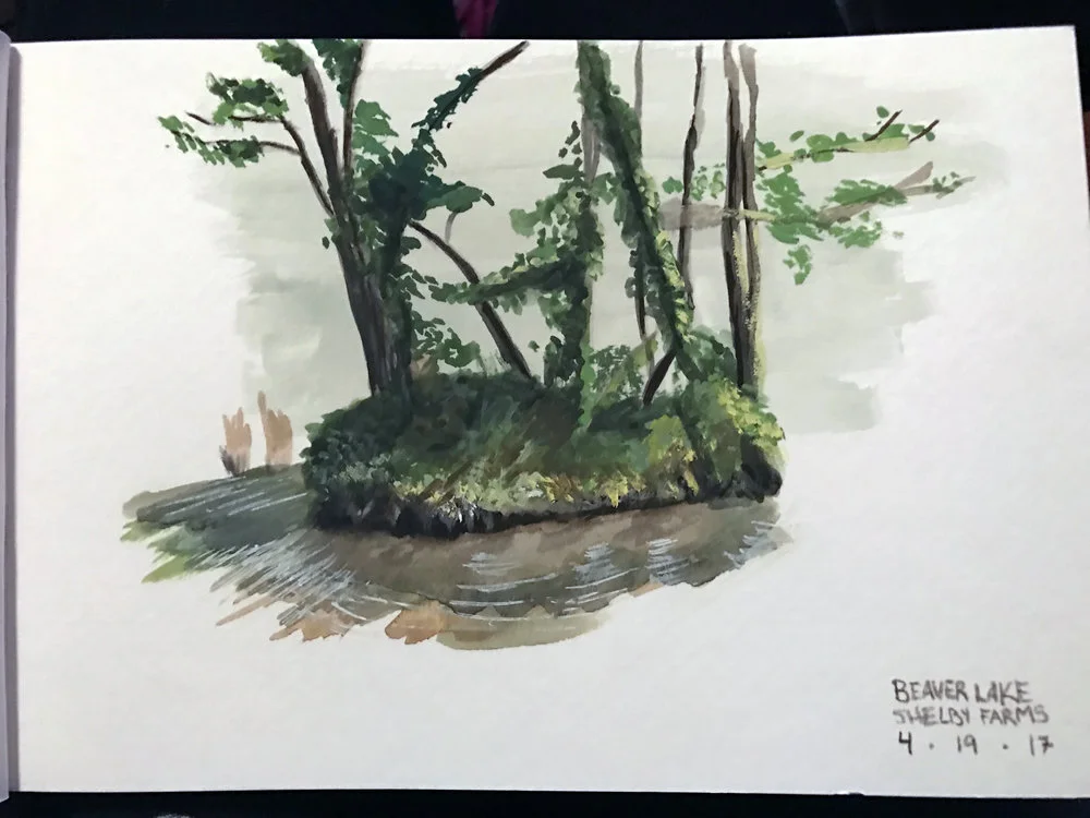  Gouache and watercolor on paper 