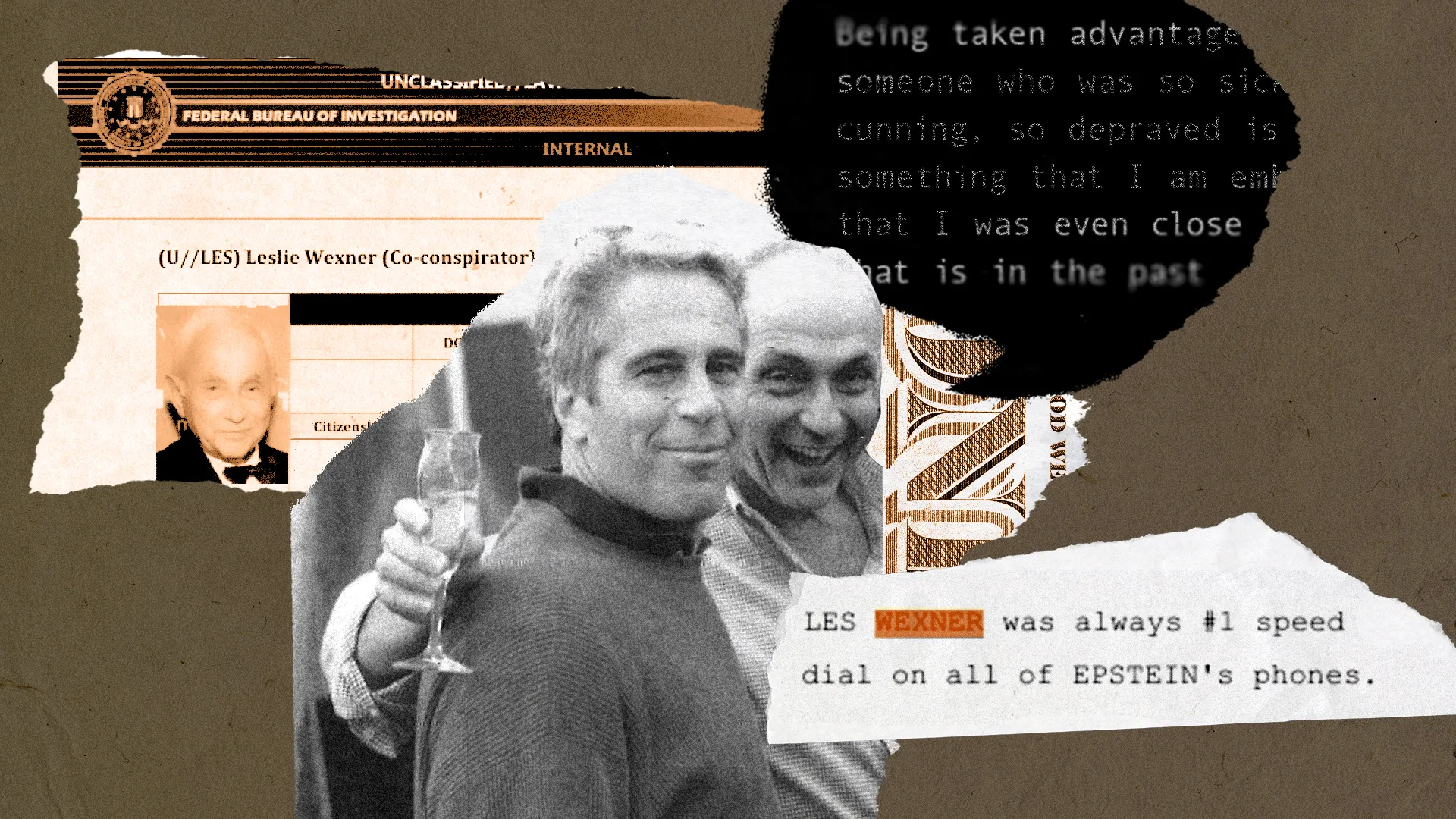   Les Wexner/Jeffrey Epstein takeover  