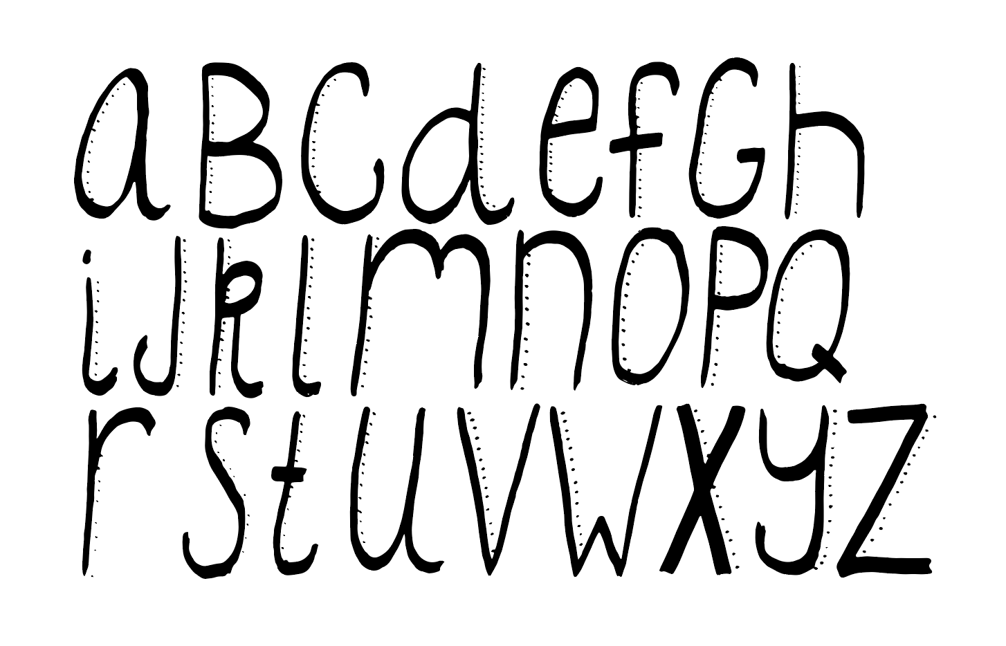 I think my next personal challenge will be hand-drawn fonts. I'm still in the doodle phase. Professional hand-letterers are my heroes, they have so much patience and attention to detail.