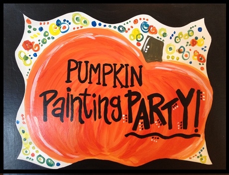 Pumpkin Painting Party! 