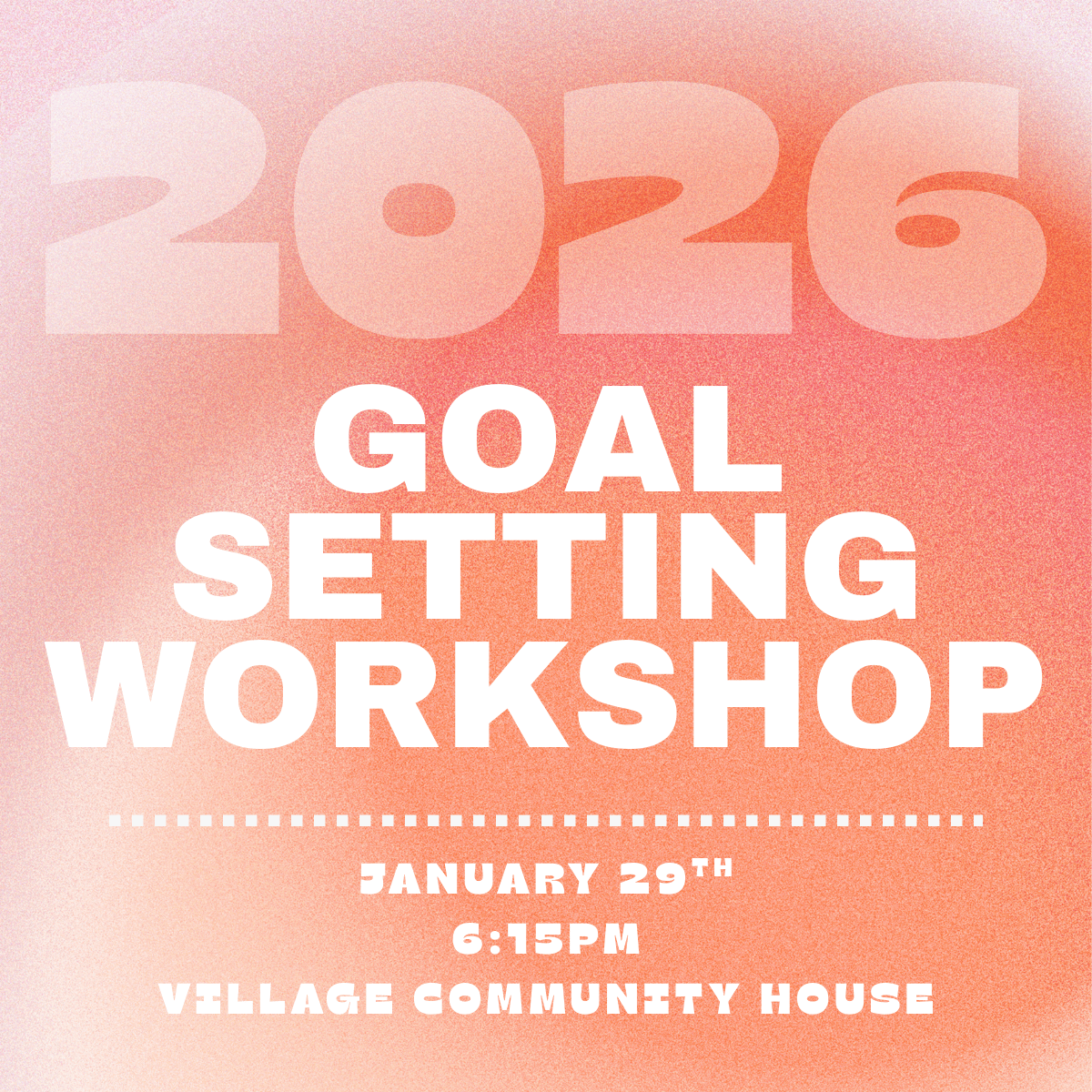 Goal Setting Workshop