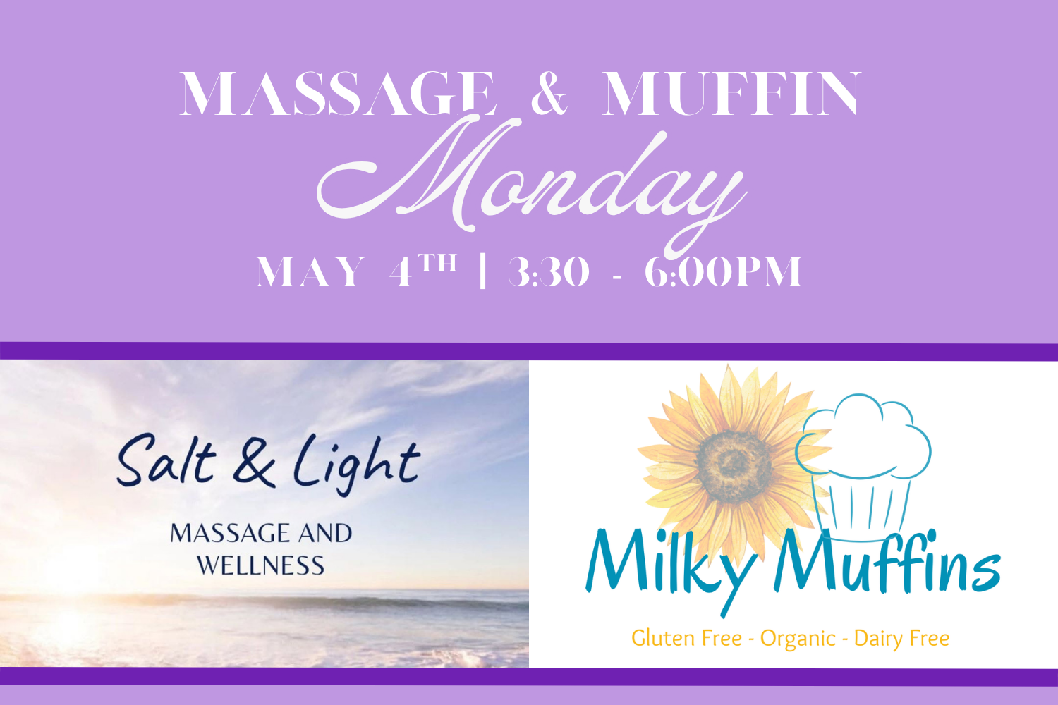 Massage and Muffin Monday!