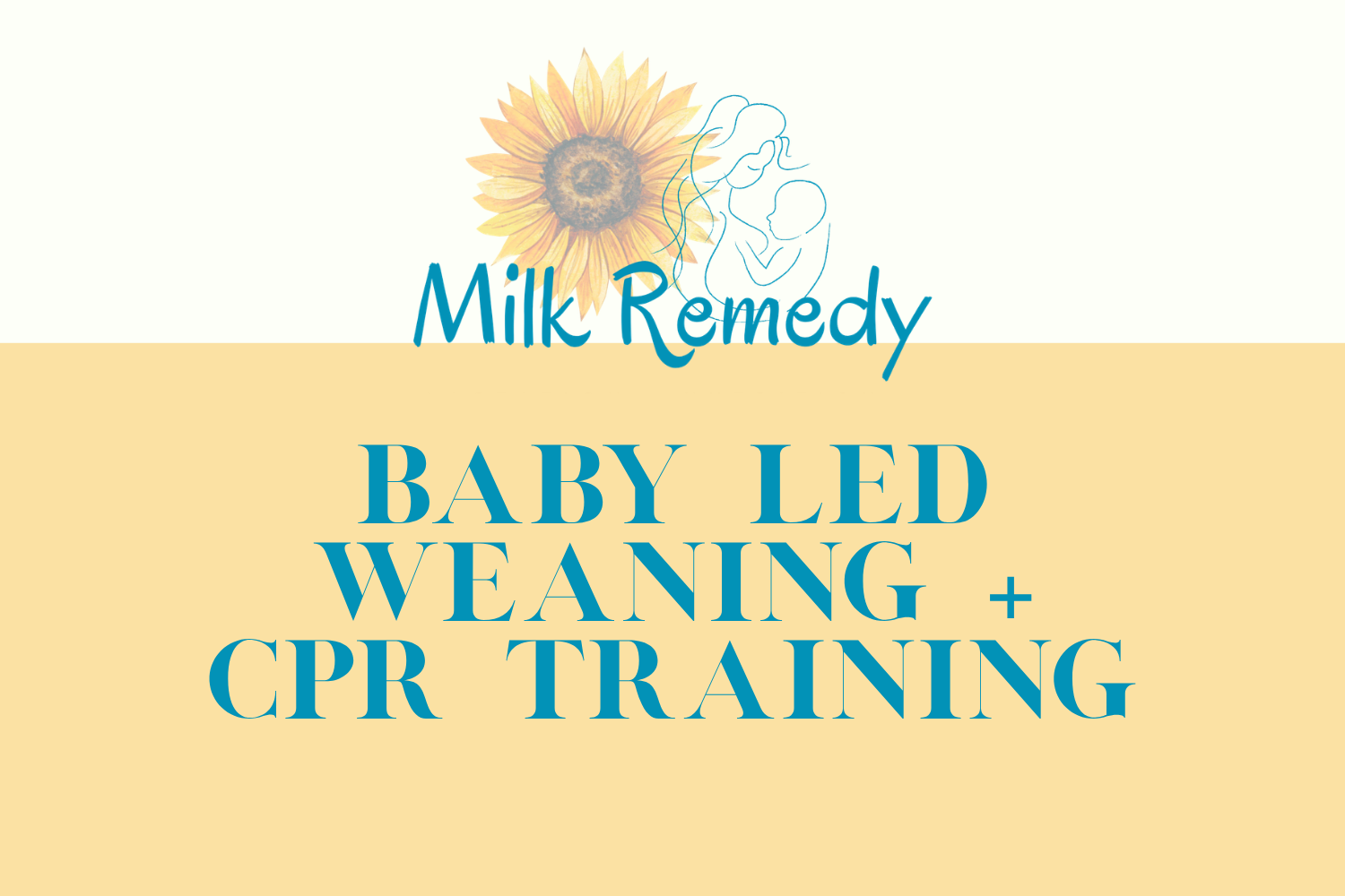 Milk Remedy Baby Led Weaning Workshop + Infant CPR
