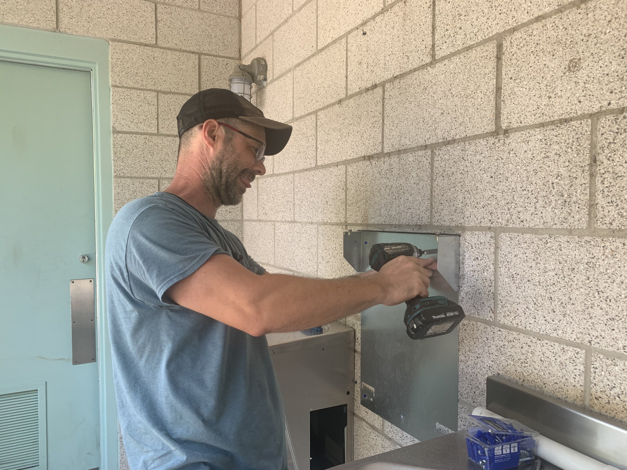 New Water Fountain Install - Paul Thibadeaux.JPG