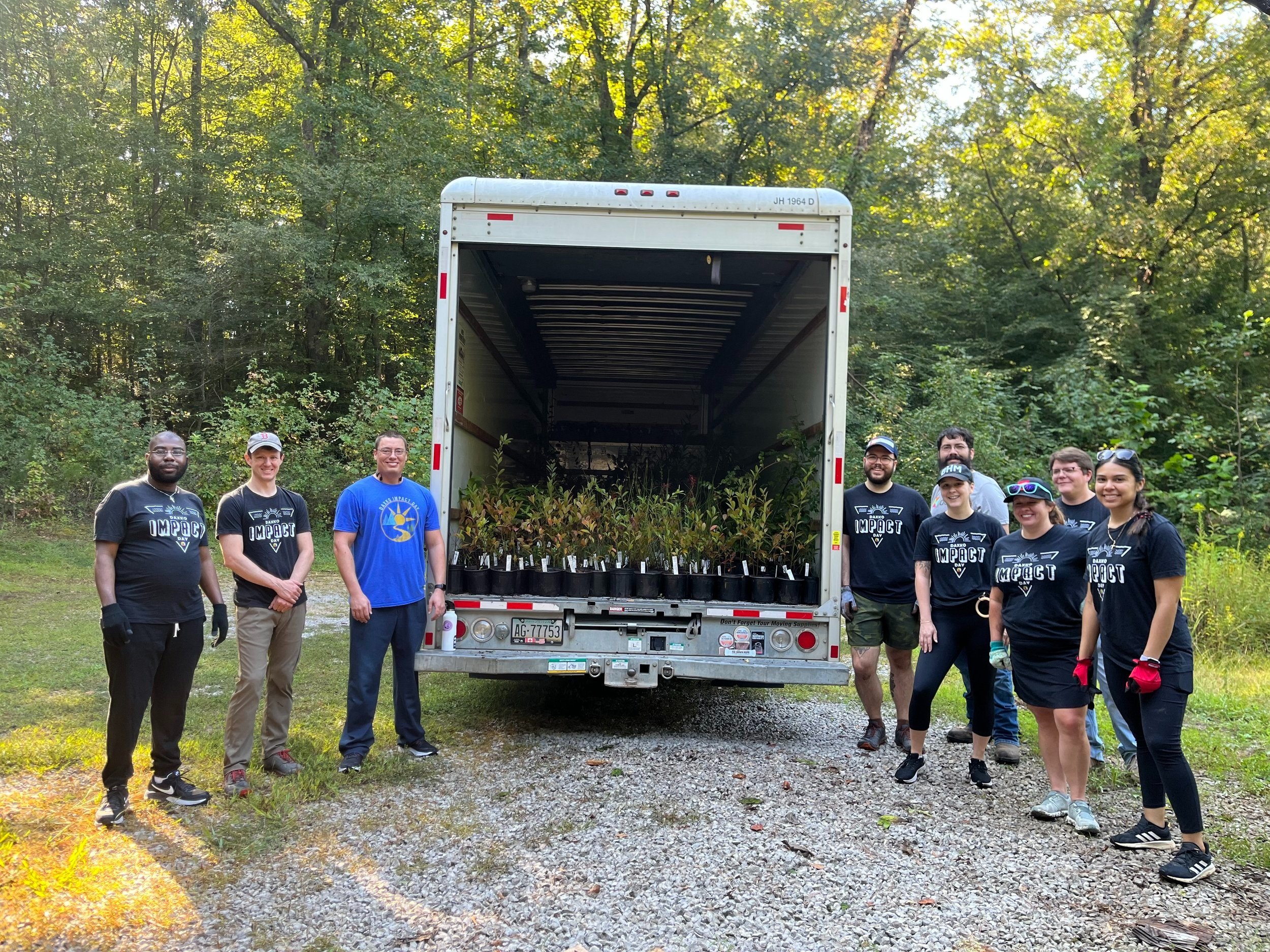    Daxko staff loaded 2 trailers full of native plants for transport&nbsp;to Ruffner Mountain, in preparation&nbsp;for the bi-annual Native Plant Sale as part of their day of service at Turkey Creek. Turkey Creek and Ruffner first partnered on the Na