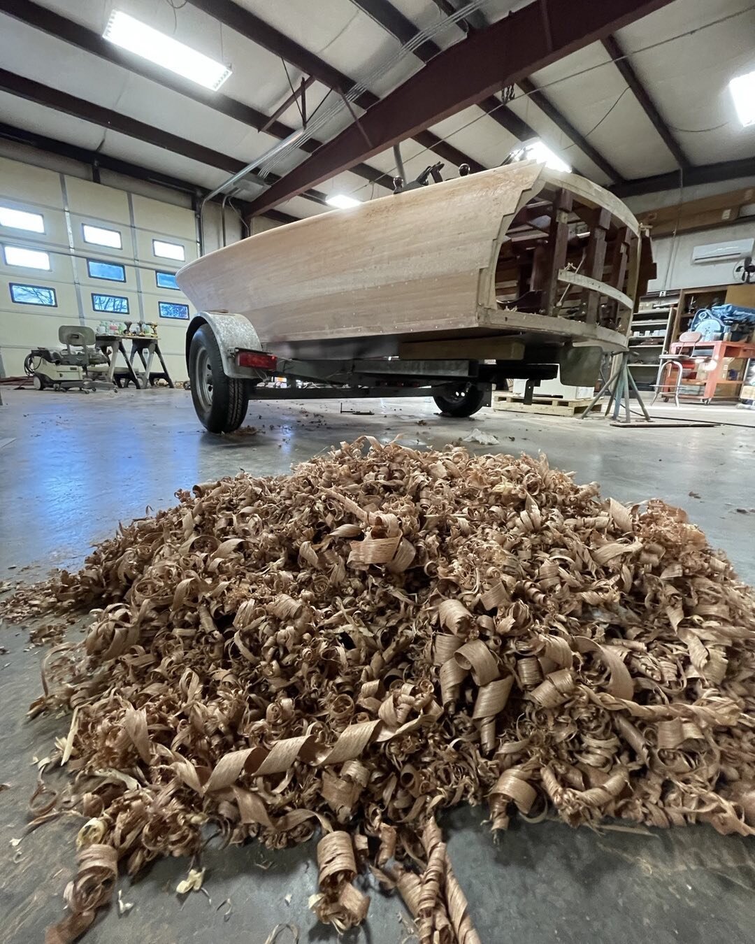 Shaping covering boards , old school , by hand.