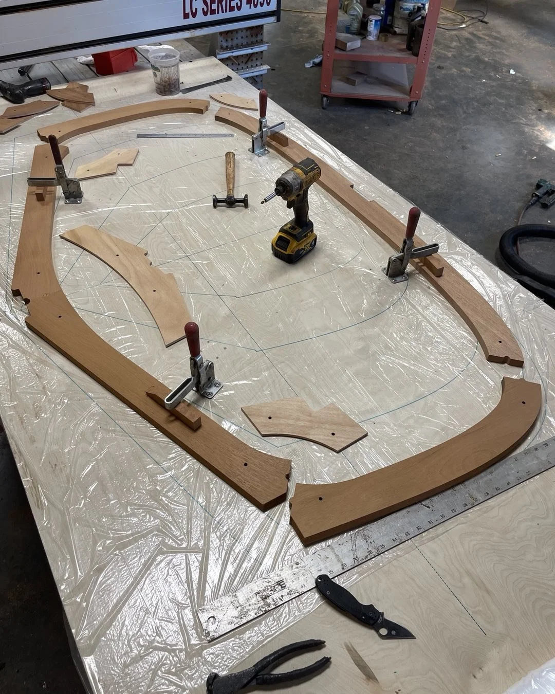 Frame assembly for Sadi VI.