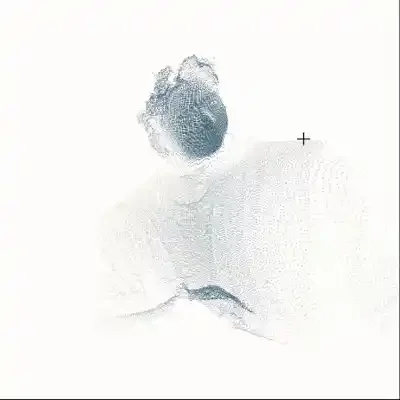 Kinect to webGL interactive Self-Portrait WITH AI