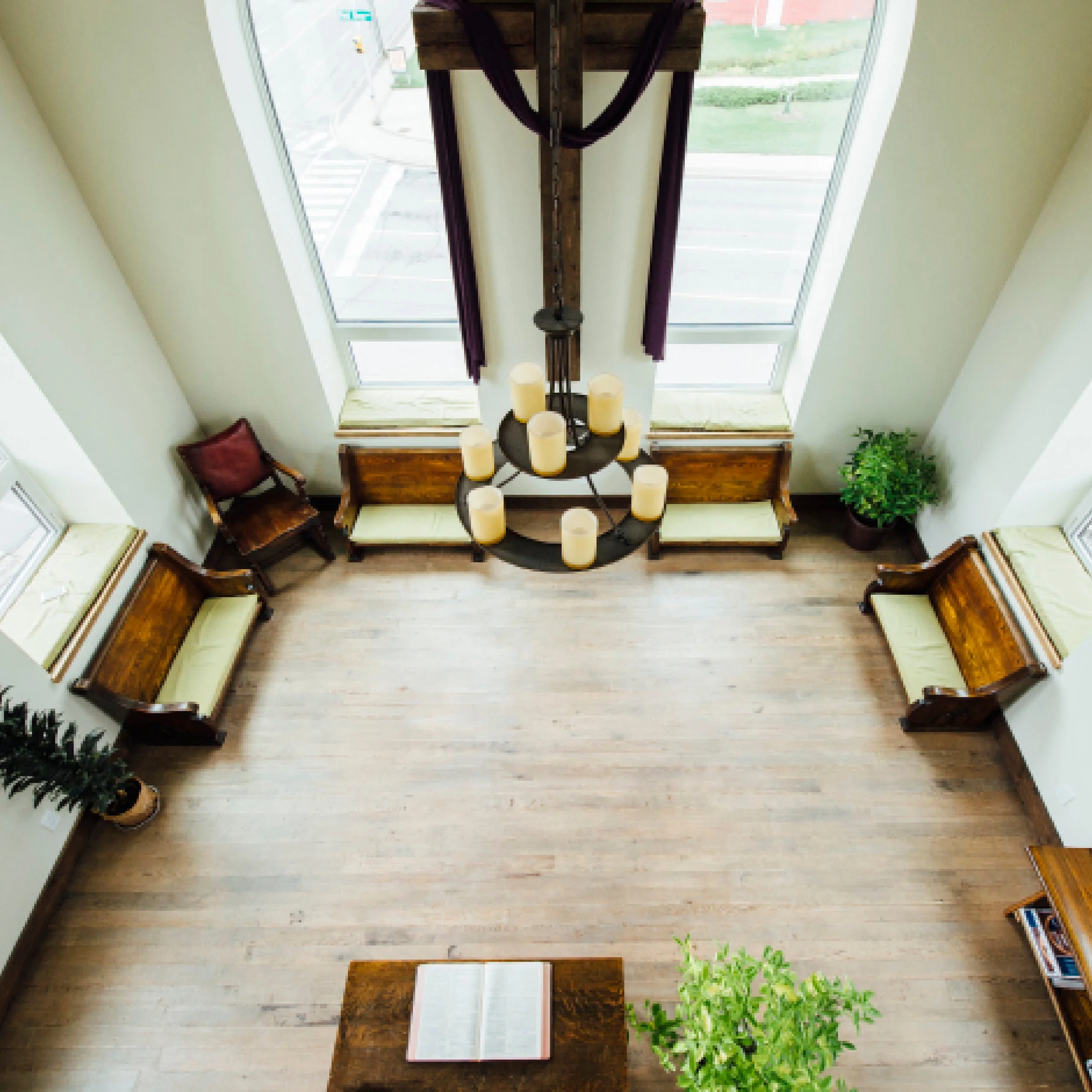 Our Coffee Table book also includes beautiful pictures of Abbey spaces.
