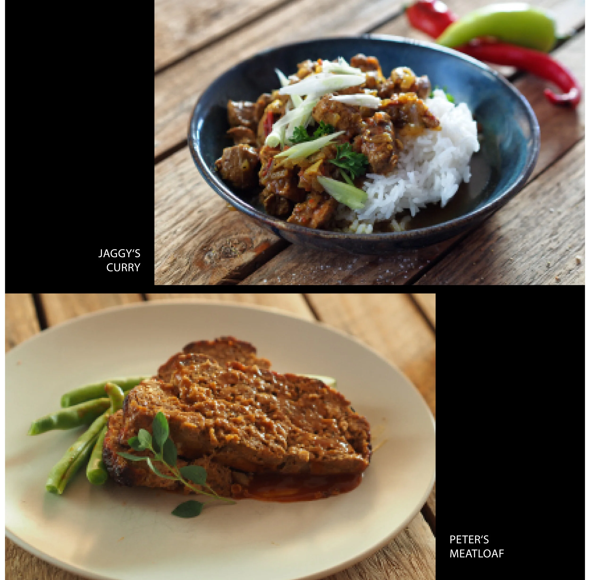 Recipes of the food we serve at Saturday Night Life