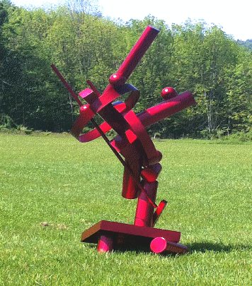 Red 9.5ft.x 4ft. x 4ft., powder coated aluminum, 2012