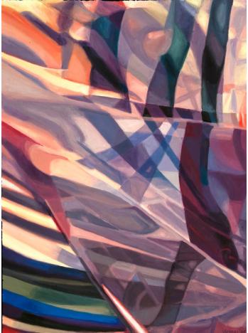 Series 1 #6 30" x 40", Flashe Vinyl Paint on Arche WC Paper, 2008