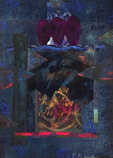 Untitled, mixed media, 24 x 20 inches framed