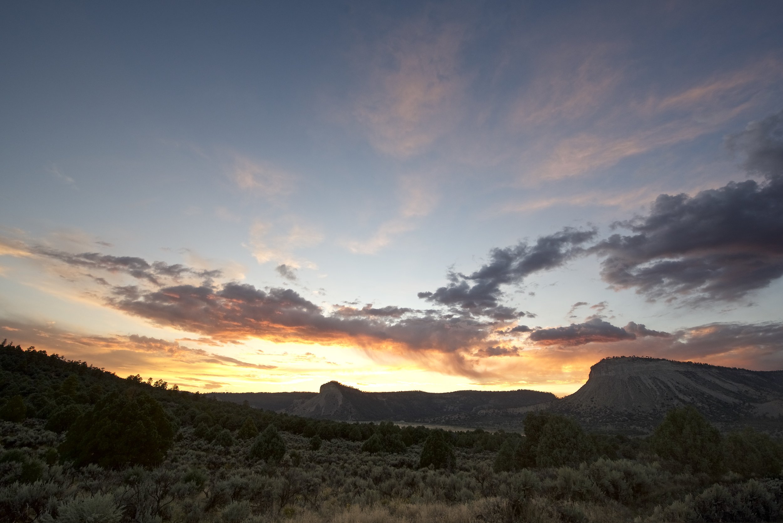 Rio Arriba Buttes Twilight