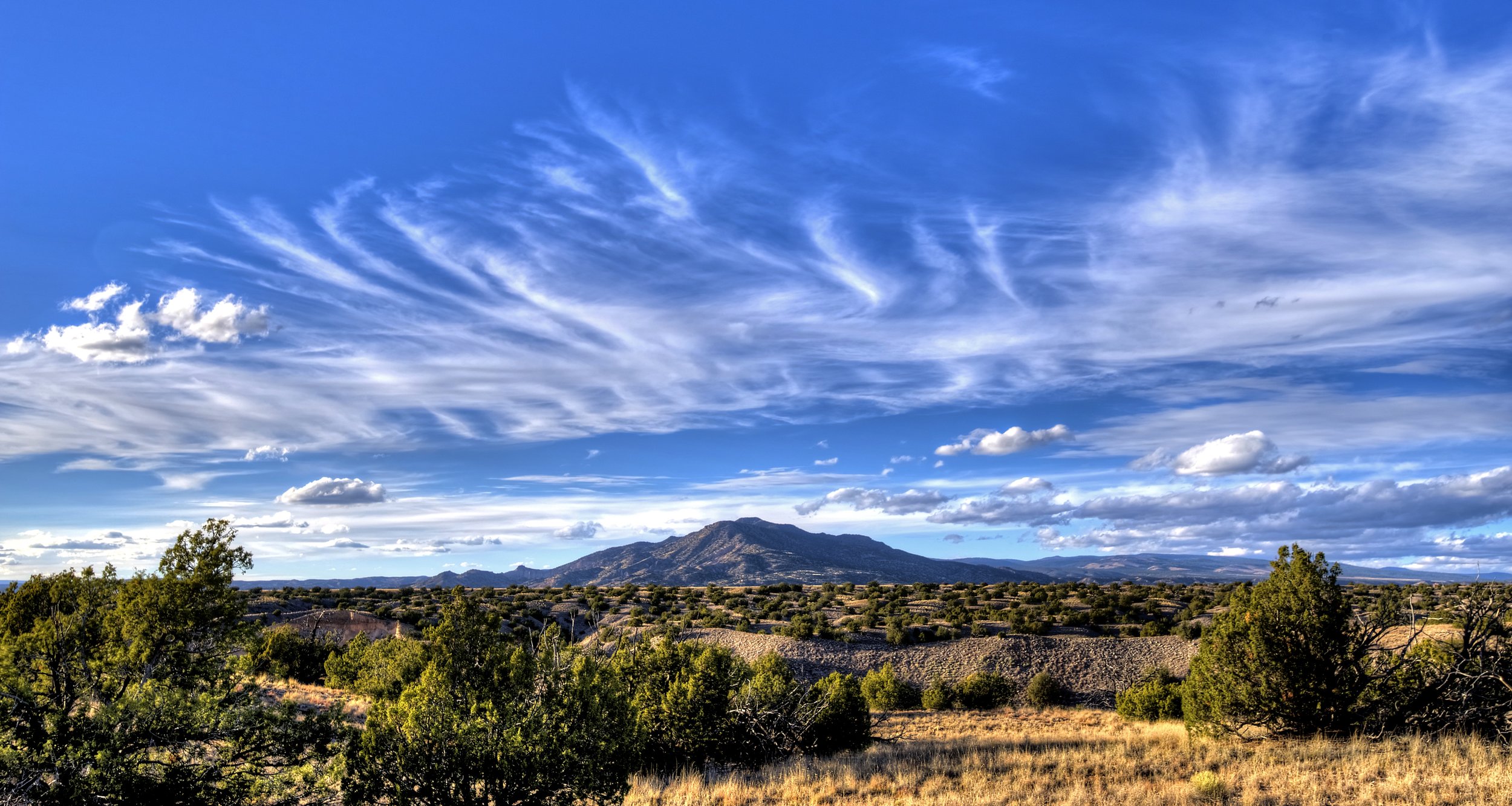 Majestic Blue Mountainscape