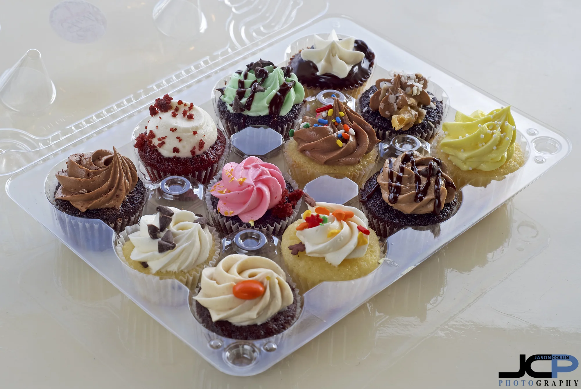 I go to take these mini cupcakes home after photographing them! - Nikon D750 with Nikkor 50mm f/1.8D @ f/11 1/25th ISO 100 tripod mounted with cable release and silver reflector to frame left