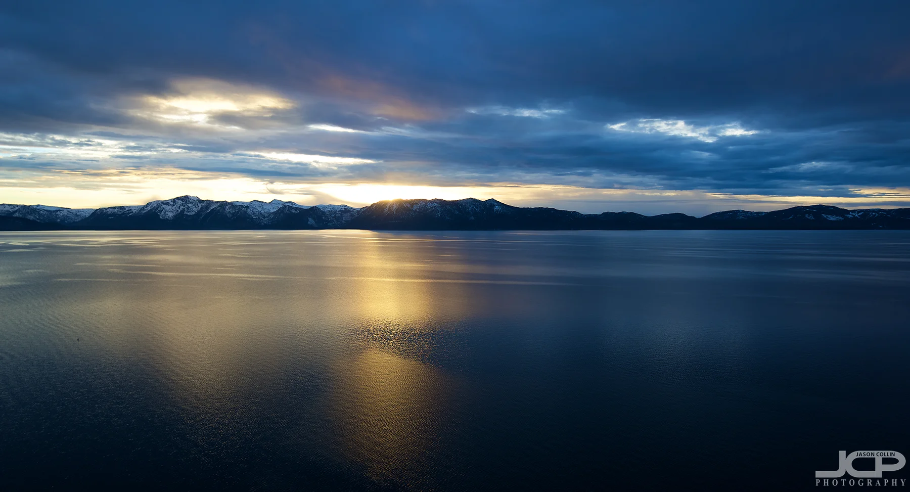 Beautiful Lake Tahoe photographed from the top of Cave Rock during the last sunset of 2017 - Nikon D750 with Tamron 15-30mm f/2.8 SP handheld