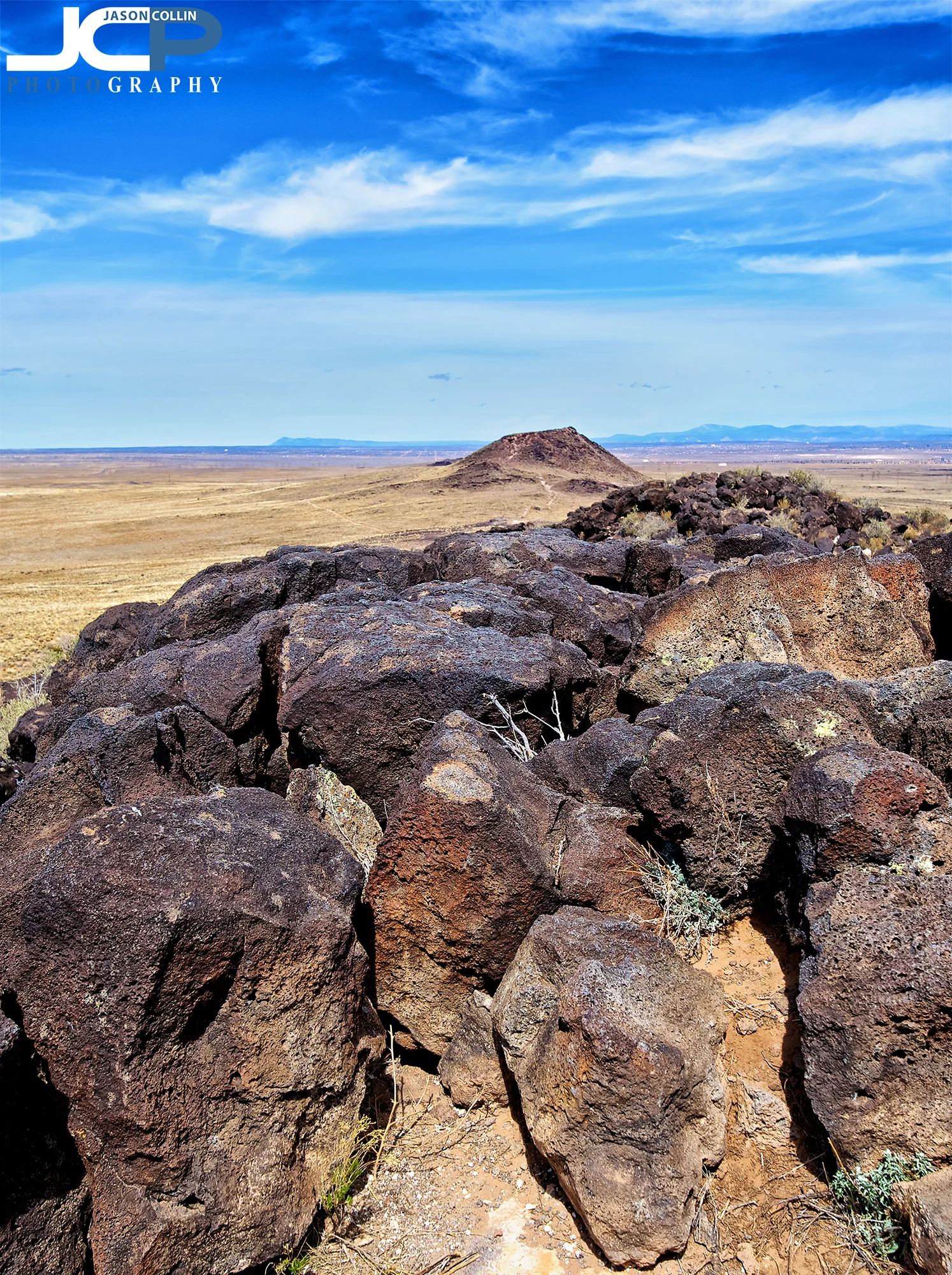 Atop Black Volcano at Petroglyphs in New Mexico - Nikon D750 with Tamron 15-30mm lens