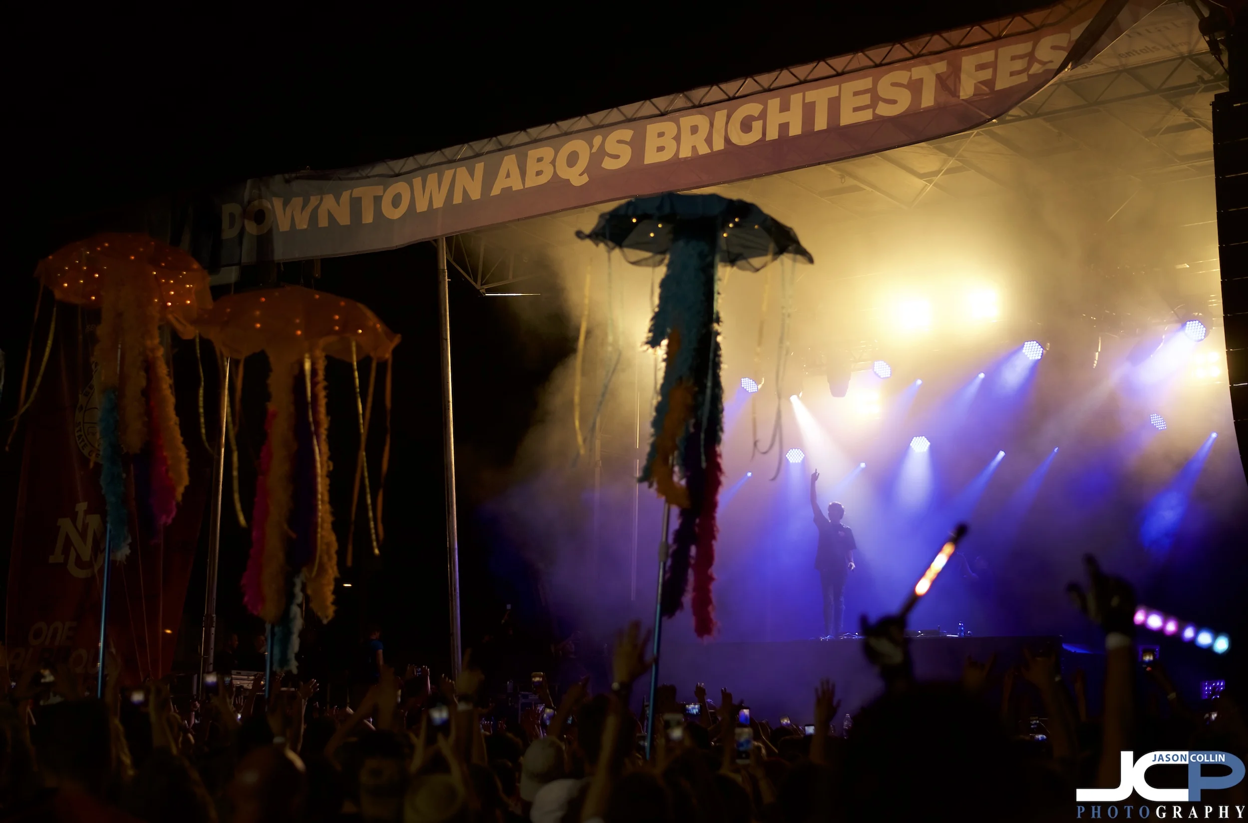 The EDM stage was the real star of SOMOS ABQ with hundreds (thousands?) in a dancing frenzy!