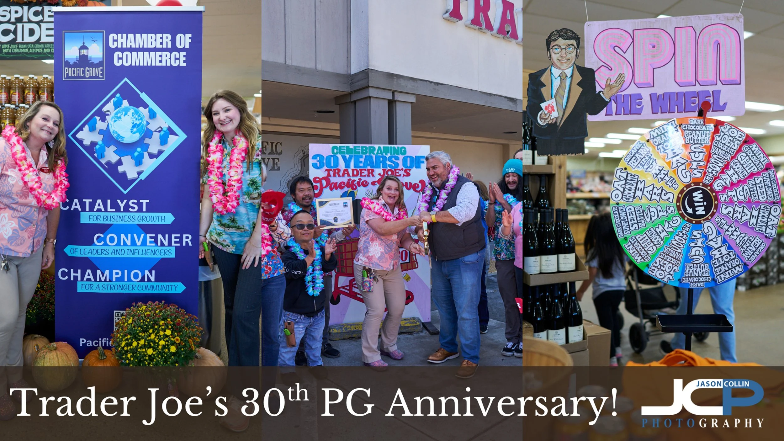 Photographing the Trader Joe’s 30th Anniversary Ribbon Cutting in Pacific Grove