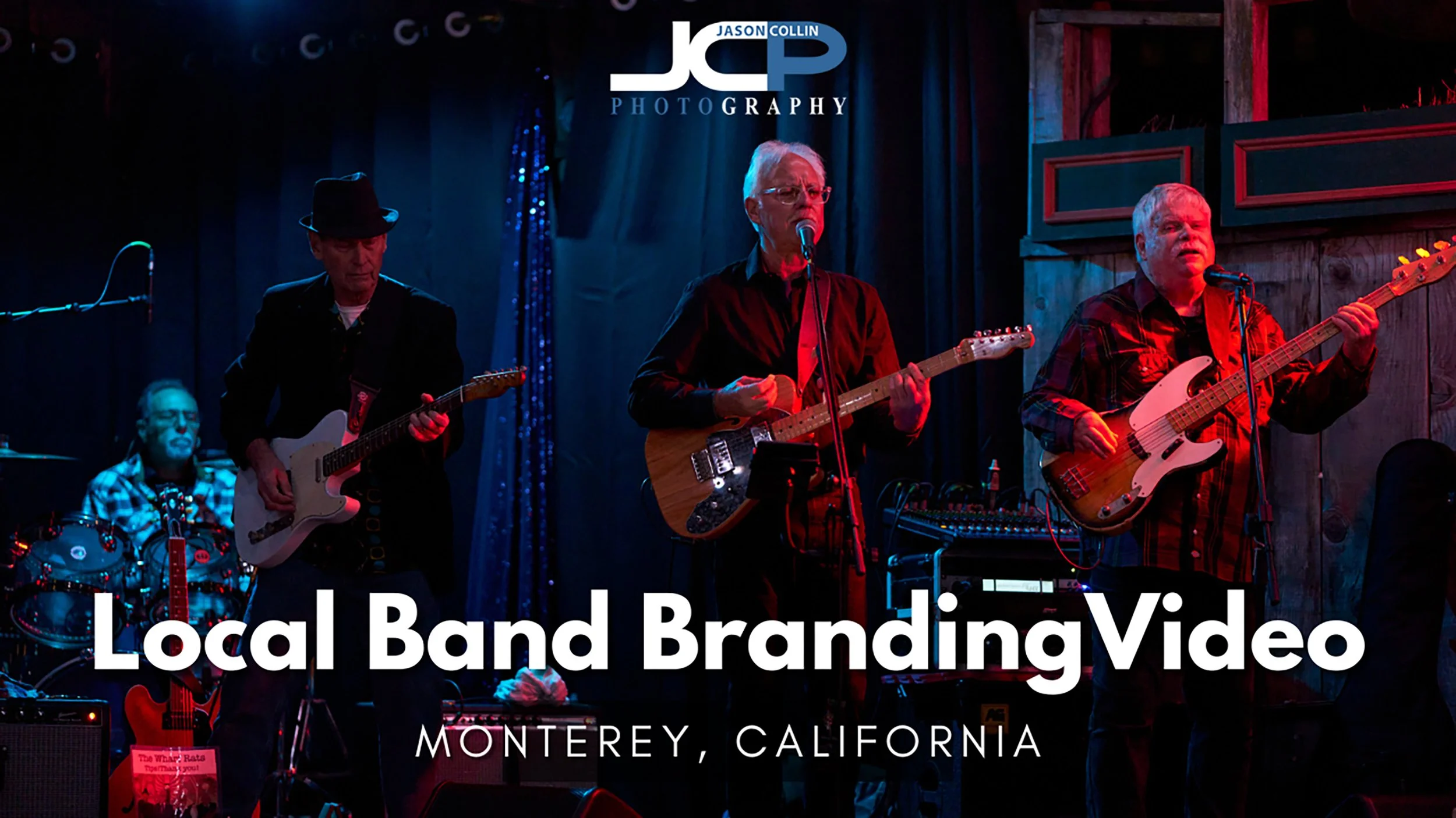 Branding and Marketing Video and Photography for local Monterey Band The Wharf Rats