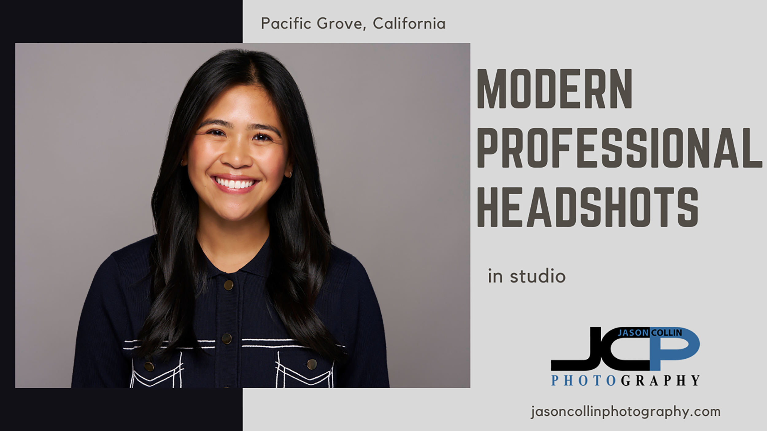 5-Star Headshot Photo Session in Studio in Pacific Grove California with Christina