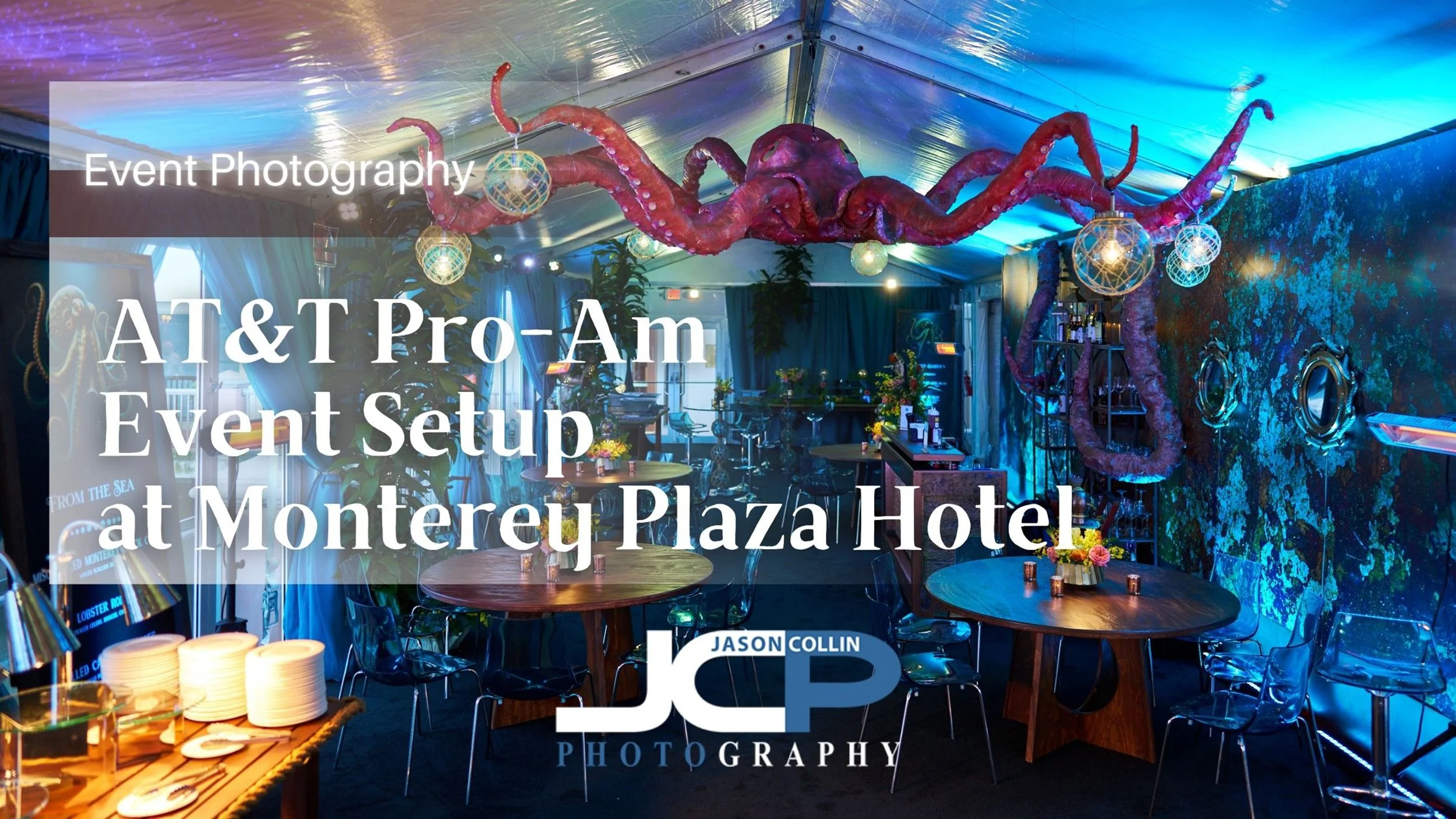 AT&amp;T Pro-Am Event Setup at Monterey Plaza Hotel | Monterey Event Photography