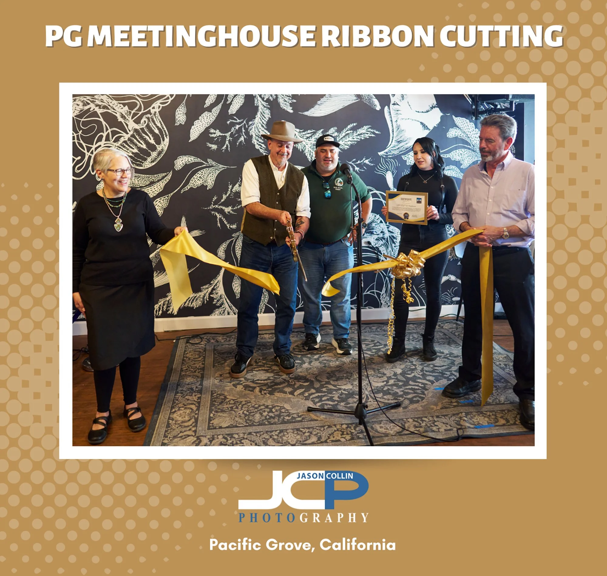 PG Meetinghouse Re-Opening Ribbon Cutting | Pacific Grove Chamber Event