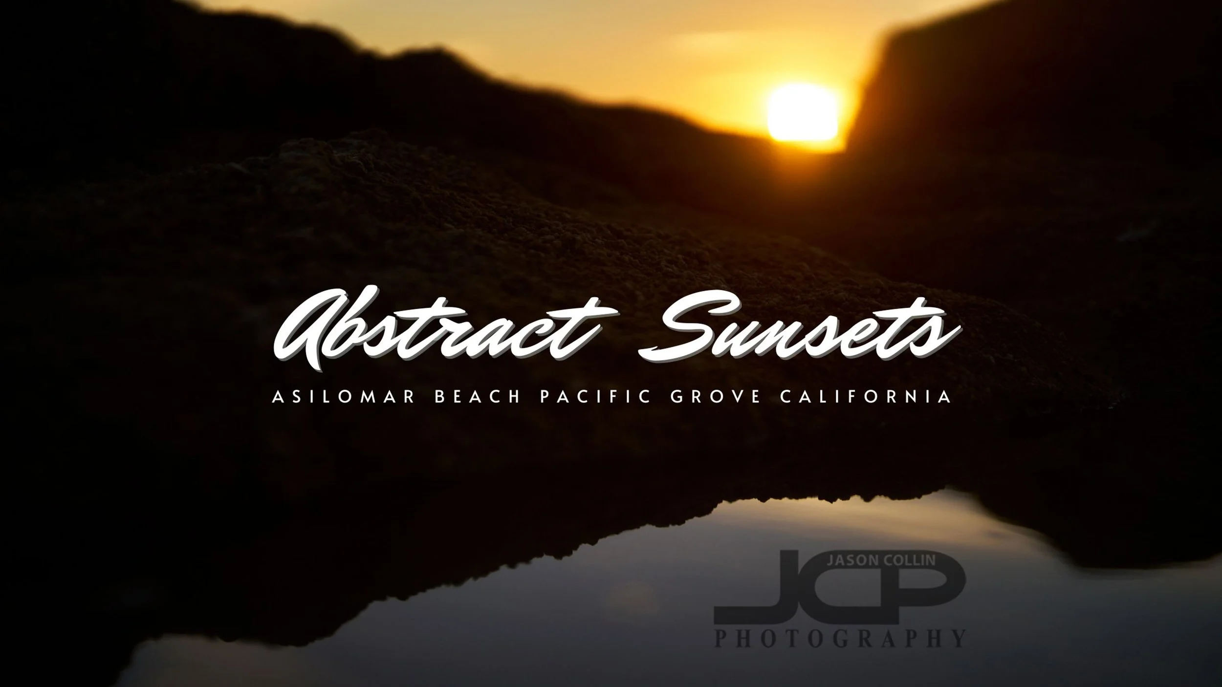 Asilomar Beach Sunset Reflection Pools | Pacific Grove Coastal Photography