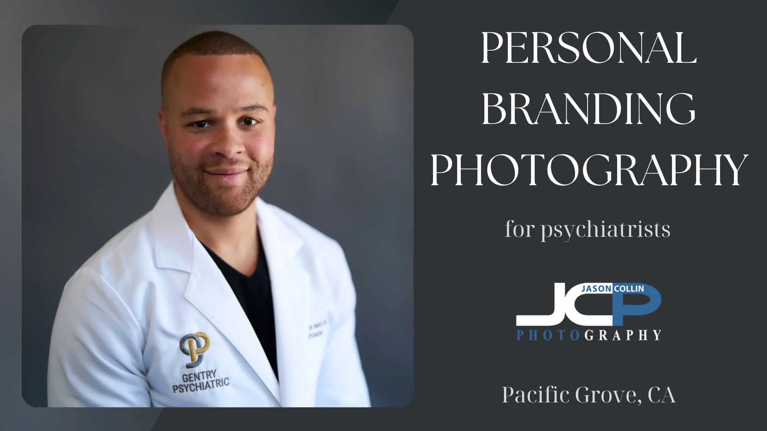 Dr. Gentry Branding Photos for New Carmel Psychiatry Practice