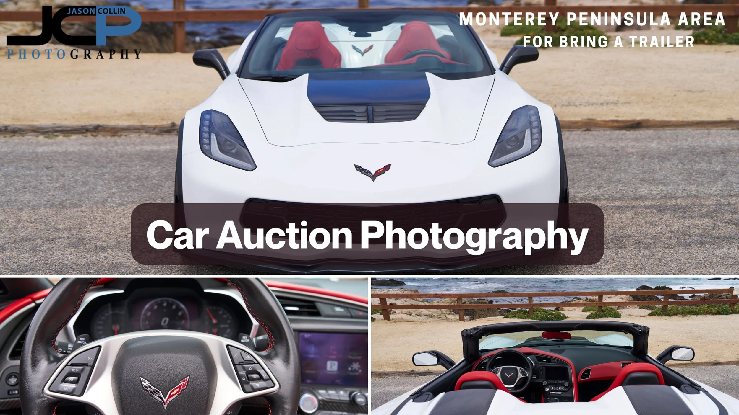 Corvette Z06 Convertible Bring a Trailer Photography in Pebble Beach