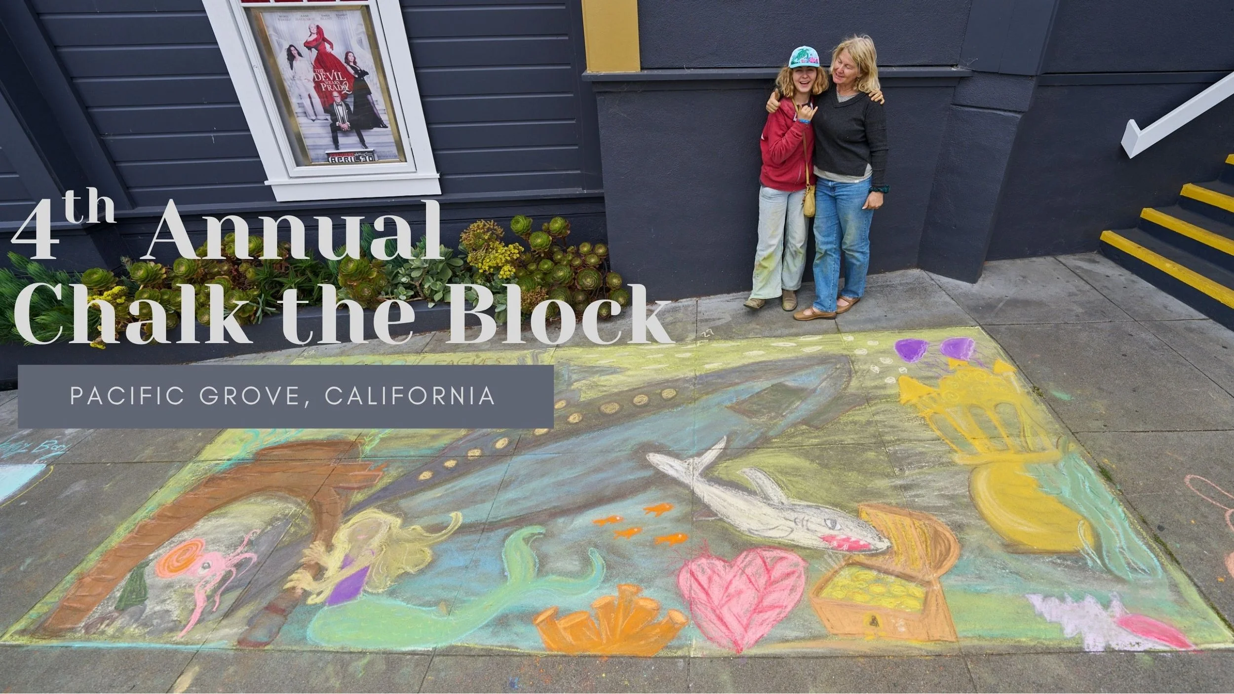 4th Annual Chalk the Block 2026 in Downtown Pacific Grove