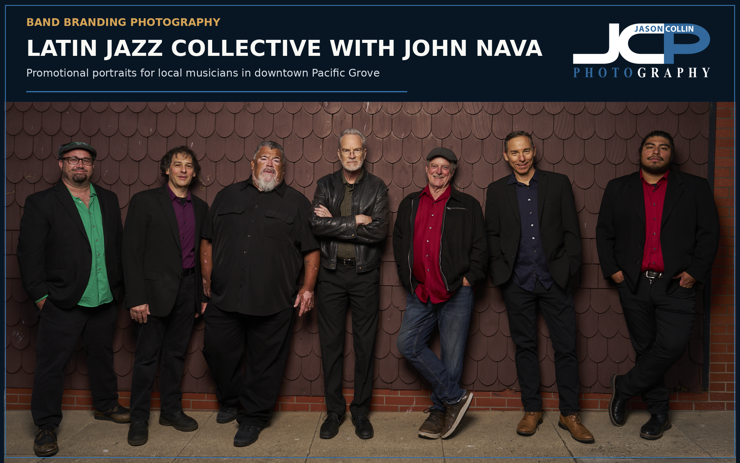 Latin Jazz Collective Band Photography in Pacific Grove