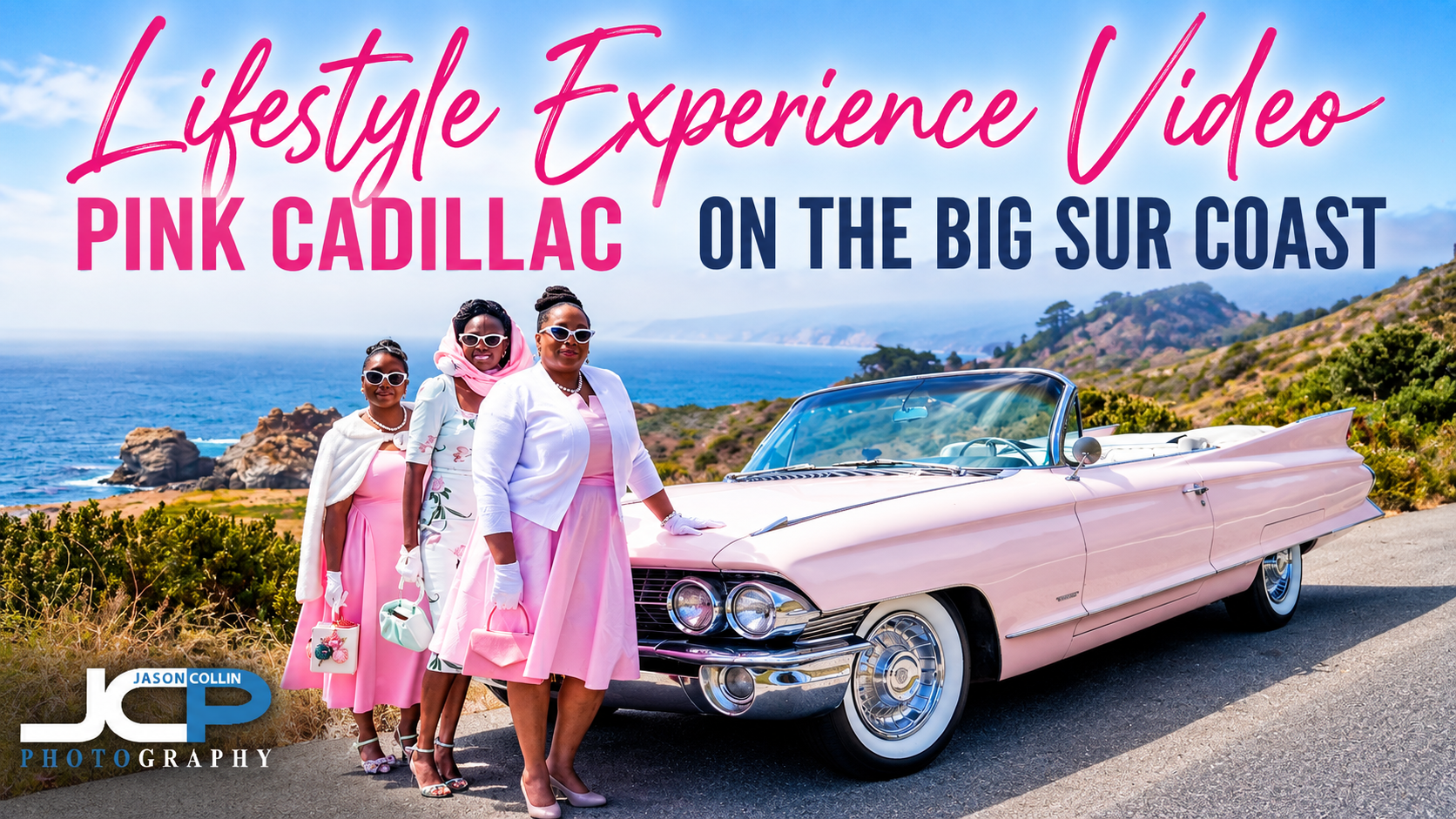 Pink Cadillac Lifestyle Experience Photo &amp; Video in Big Sur