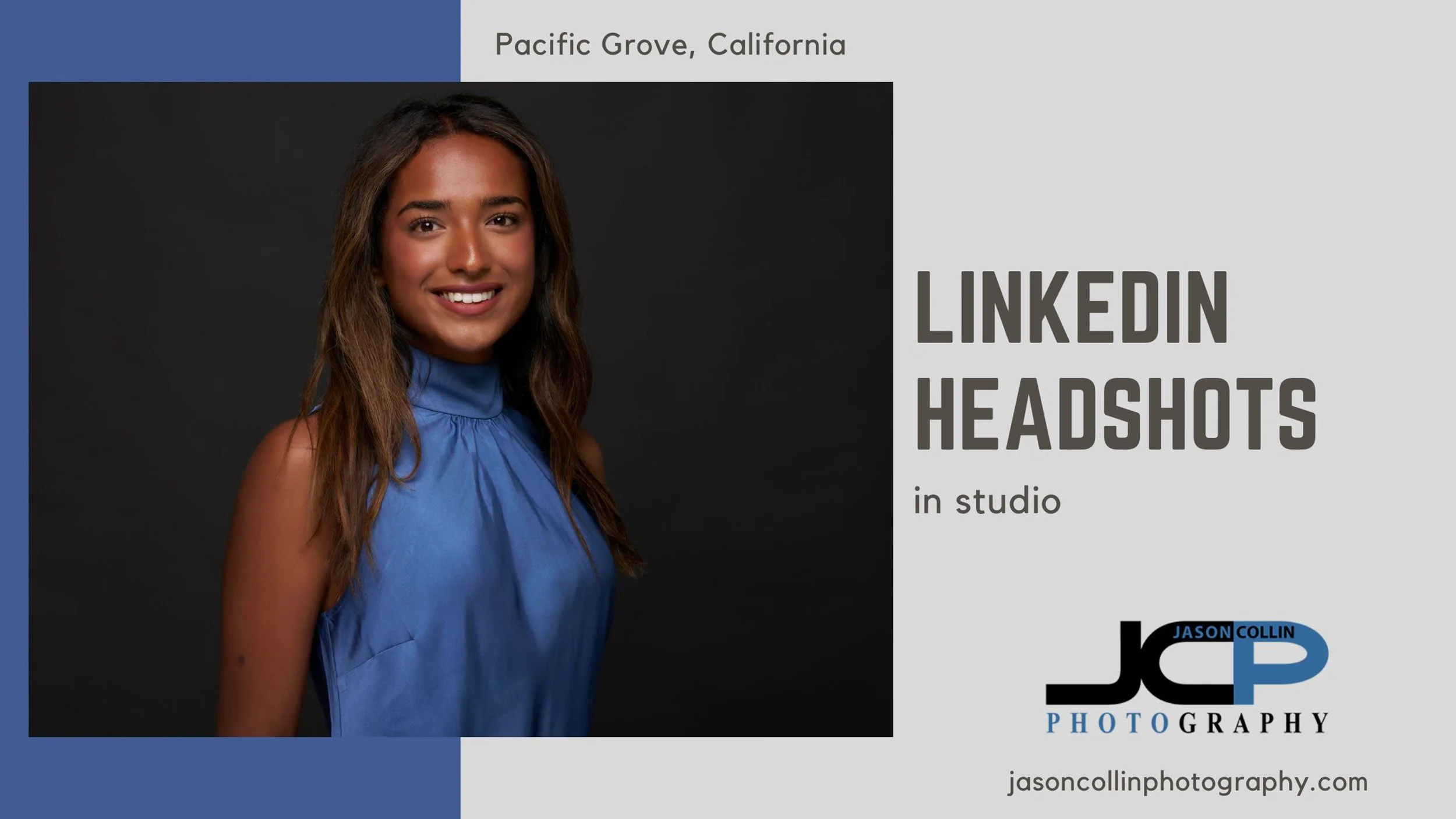 LinkedIn Headshots for a New Graduate in Pacific Grove with Zara