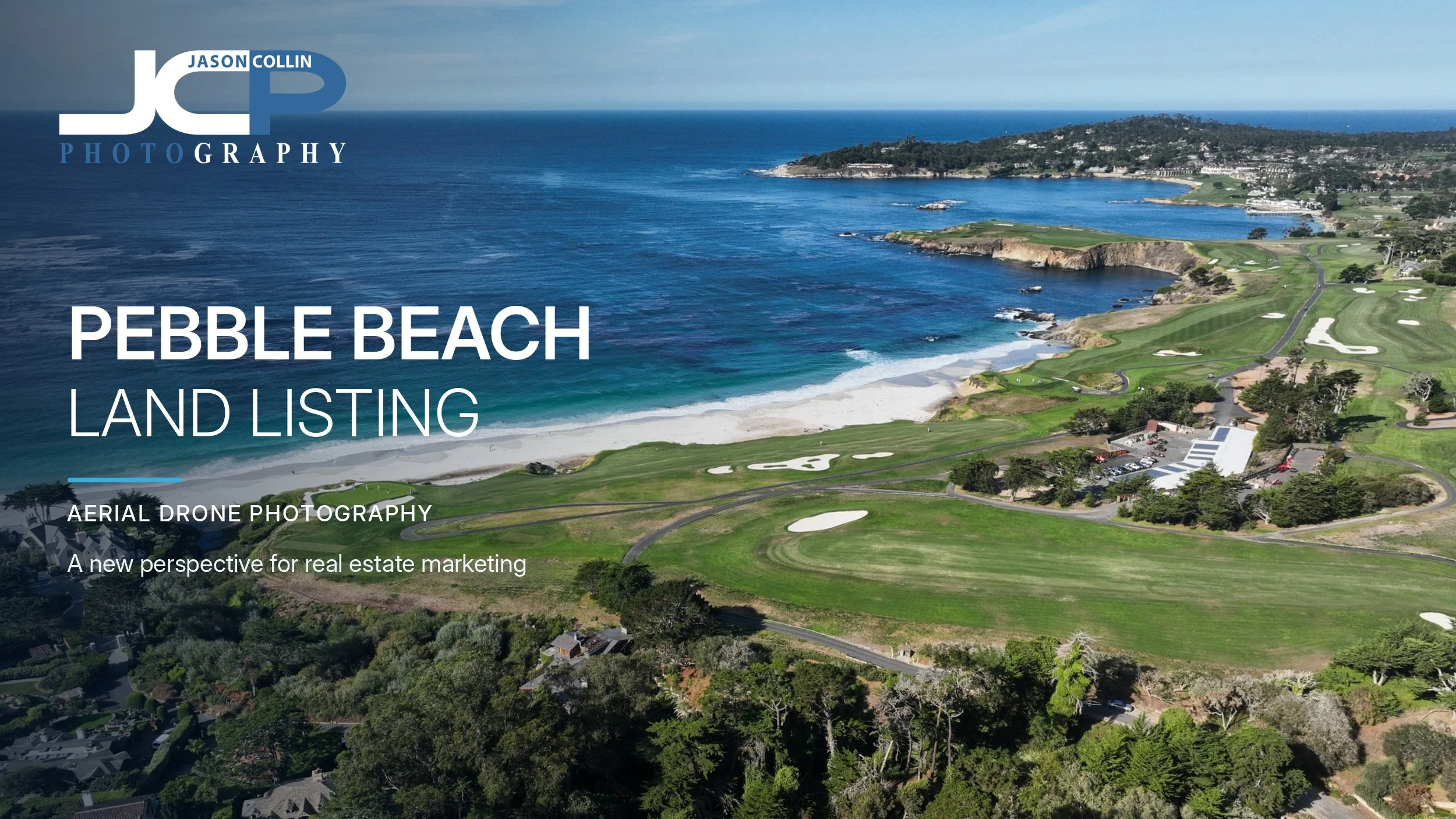 Pebble Beach Land Listing Drone Photography Near Carmel Beach