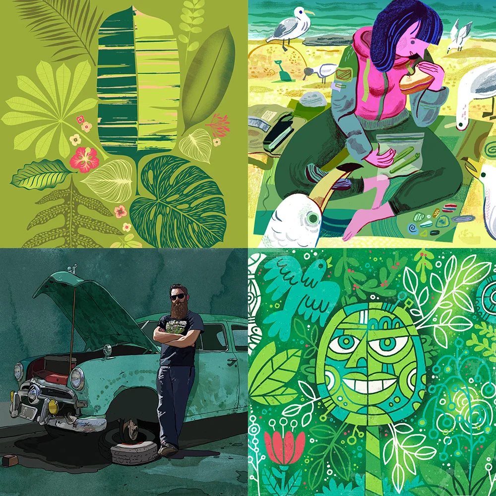 Images Left/Right, Top/Bottom: Lisa Ballard , Meg Hunt , Dave Reinbold , Von Glitschka