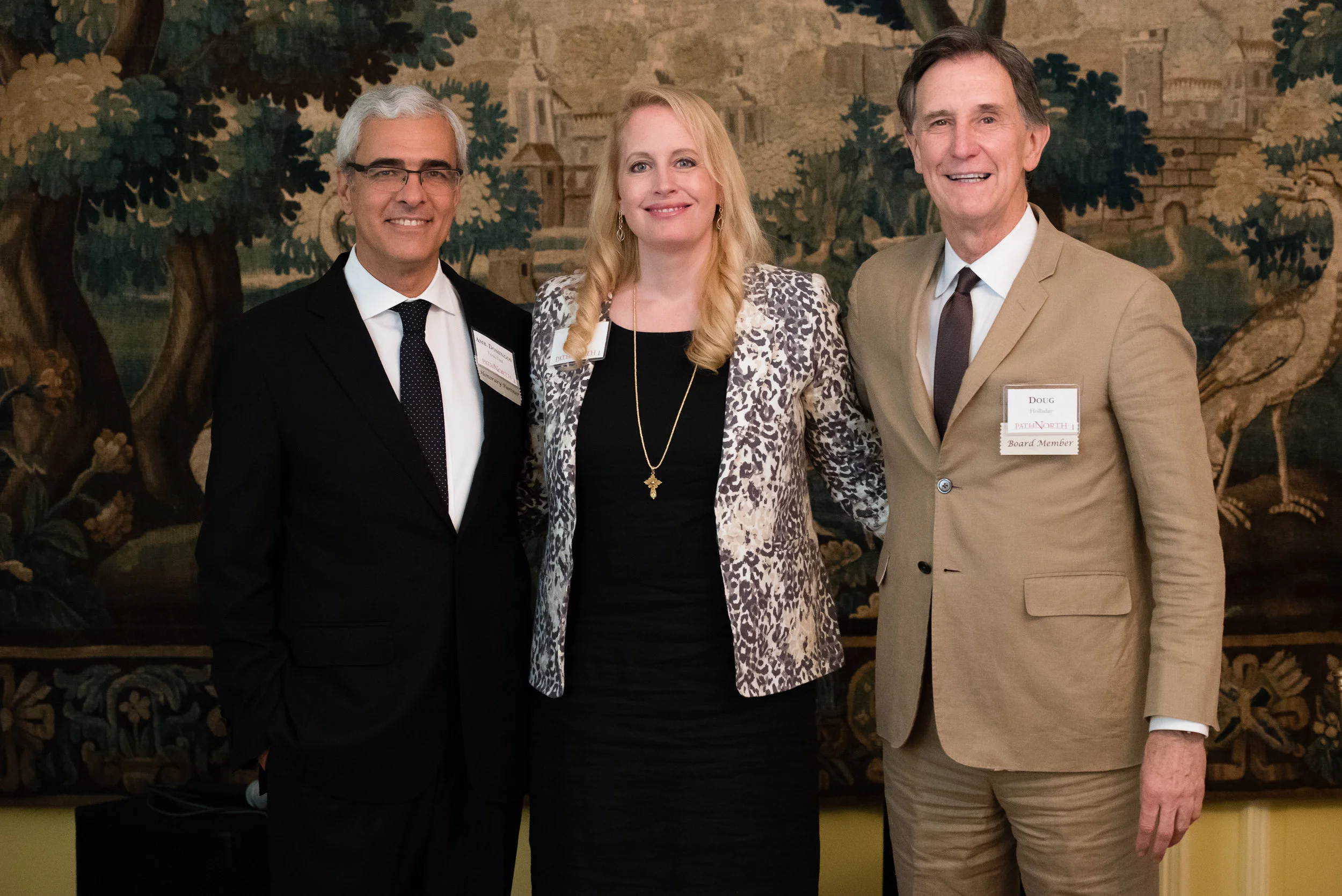 Ambassador Domingos Fezas Vital, Beth Simms and Doug Holladay 