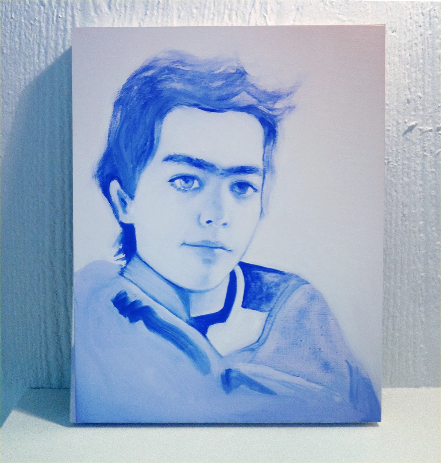Sebastian , Oil on Wood, 11 x 17 in.