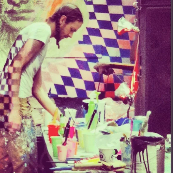 The paint table