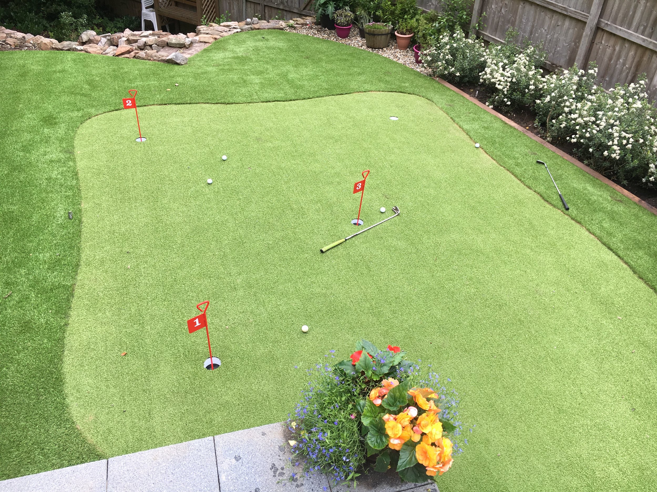 Putting Green Artificial Grass Installation