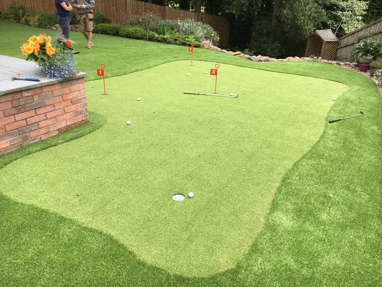 Putting Green Artificial Gr Installation Putting Green Artificial Gr Installation