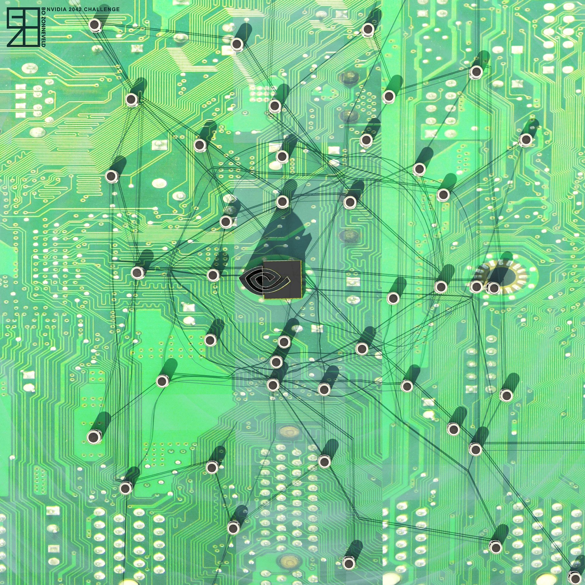 Nvidia 2042 city - Processor networkline shot
