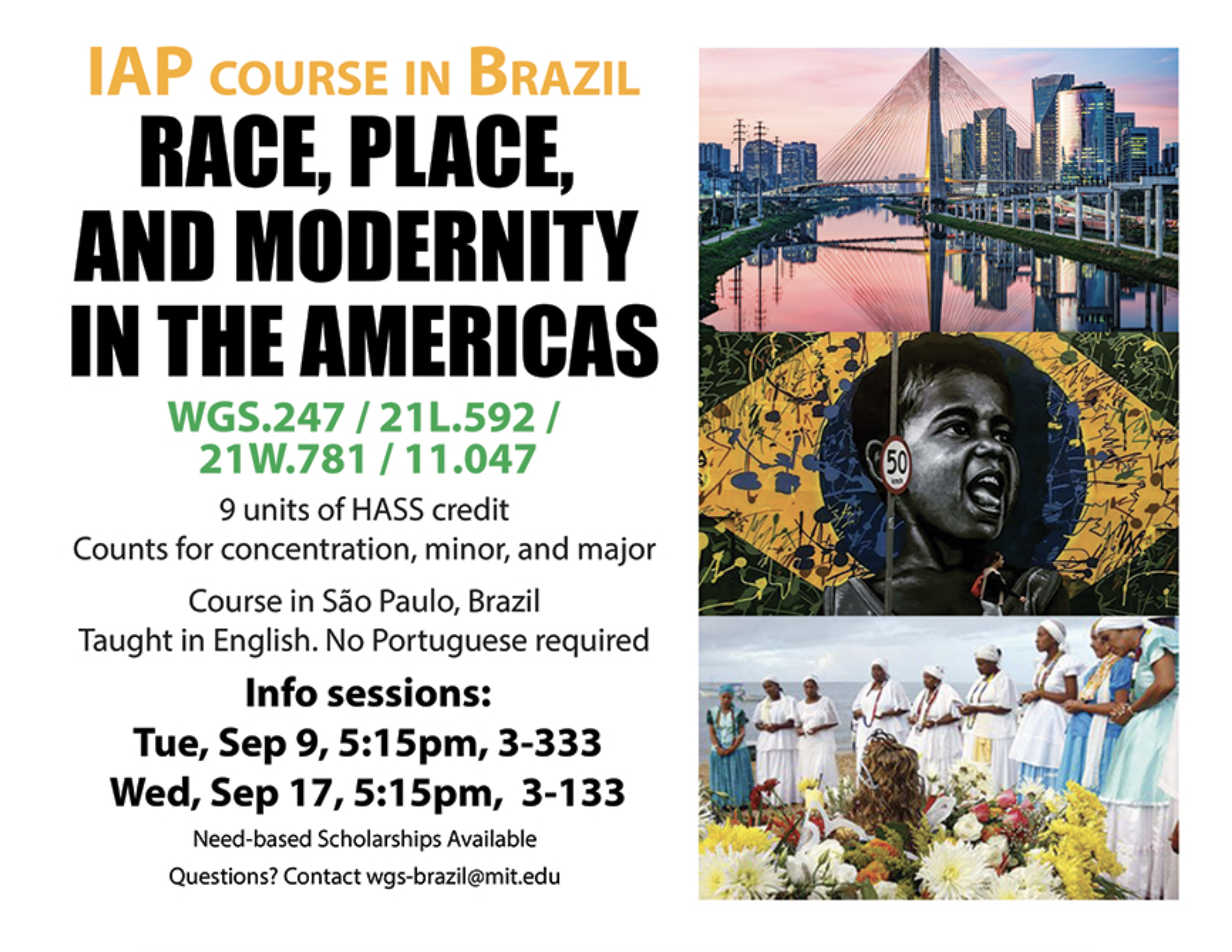 WGS.247 Race, Place, and Modernity in the Americas