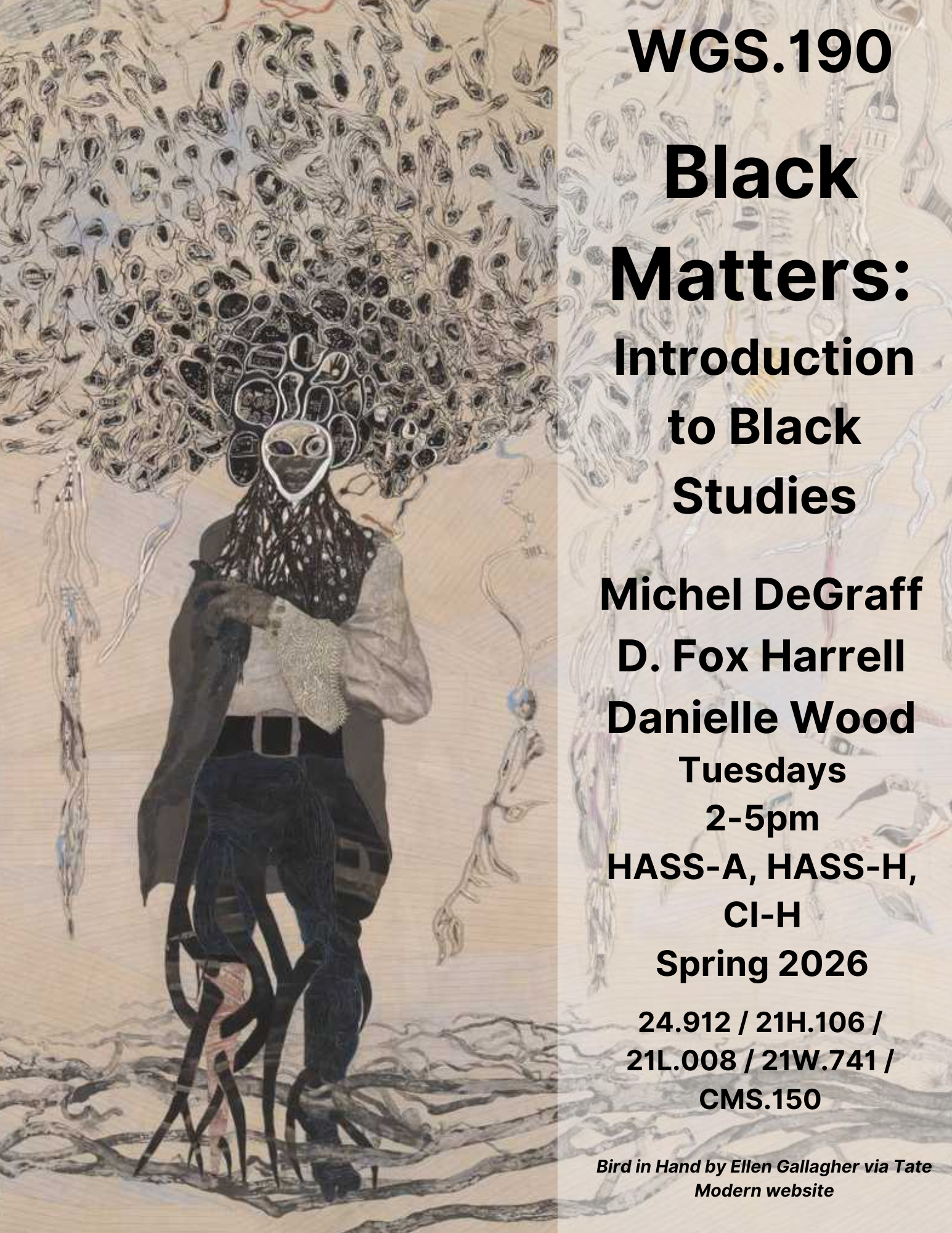WGS.190 Black Matters: Introduction to Black Studies 