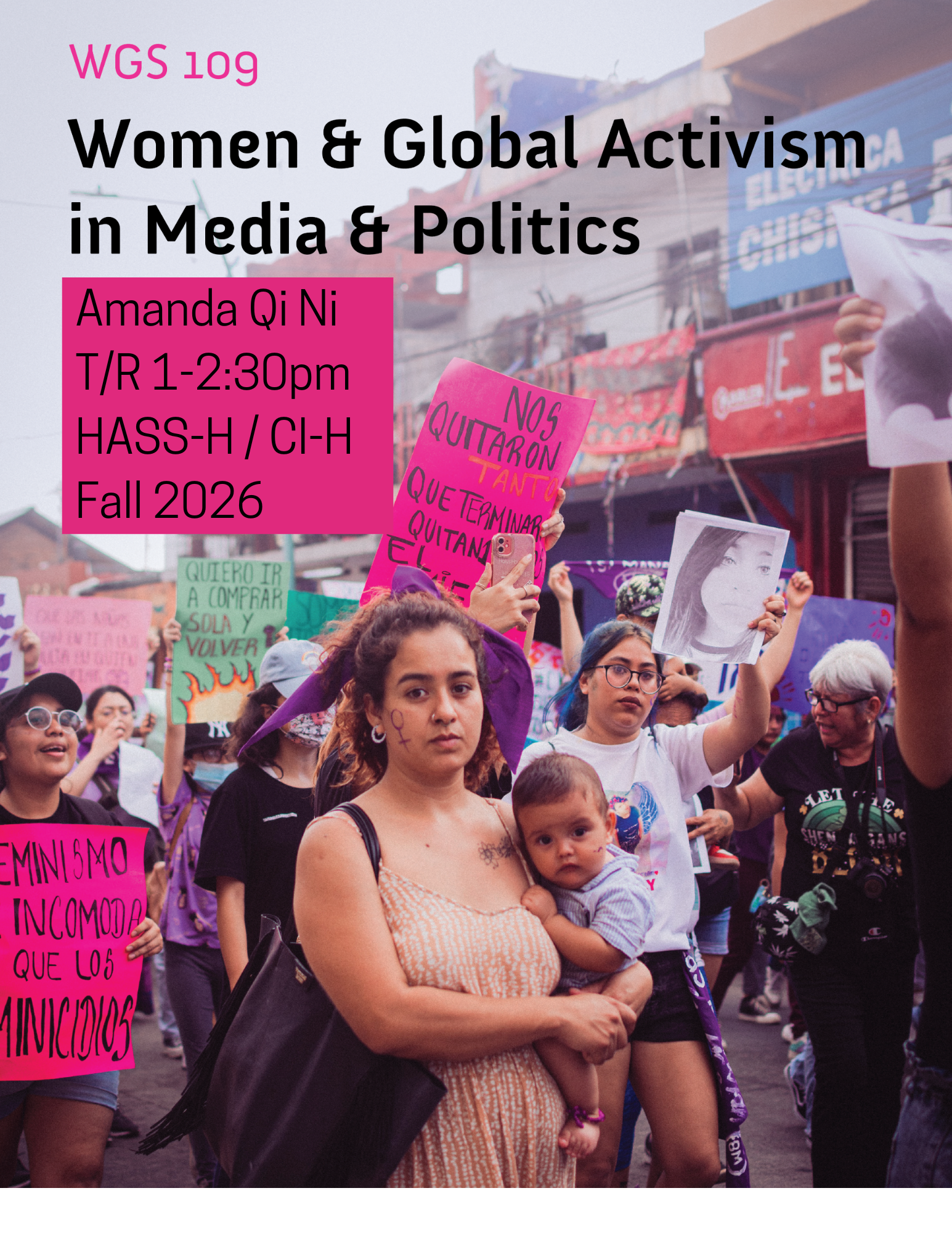 WGS.109 Women and Global Activism in Media and Politics