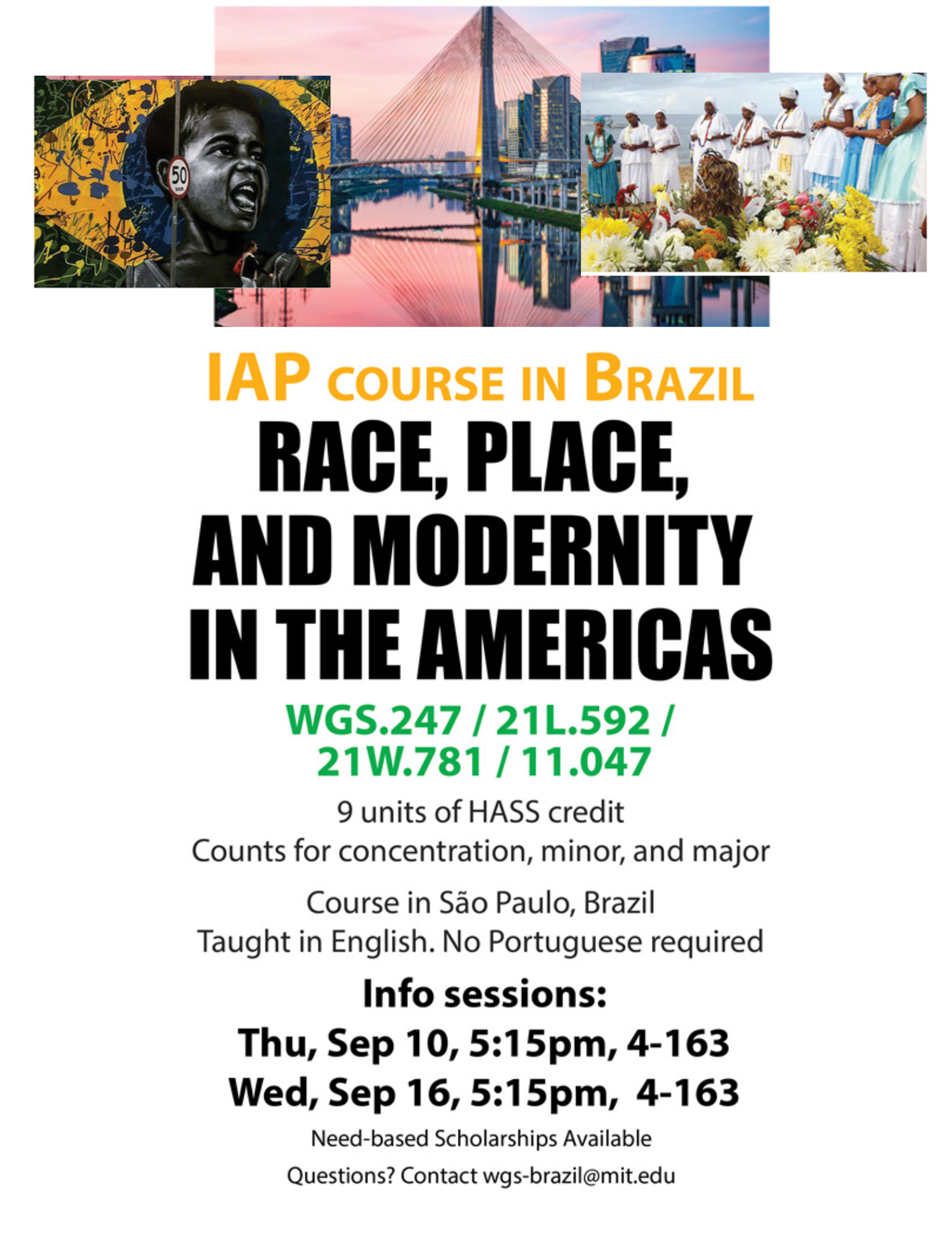 WGS.247 Race, Place, and Modernity in the Americas