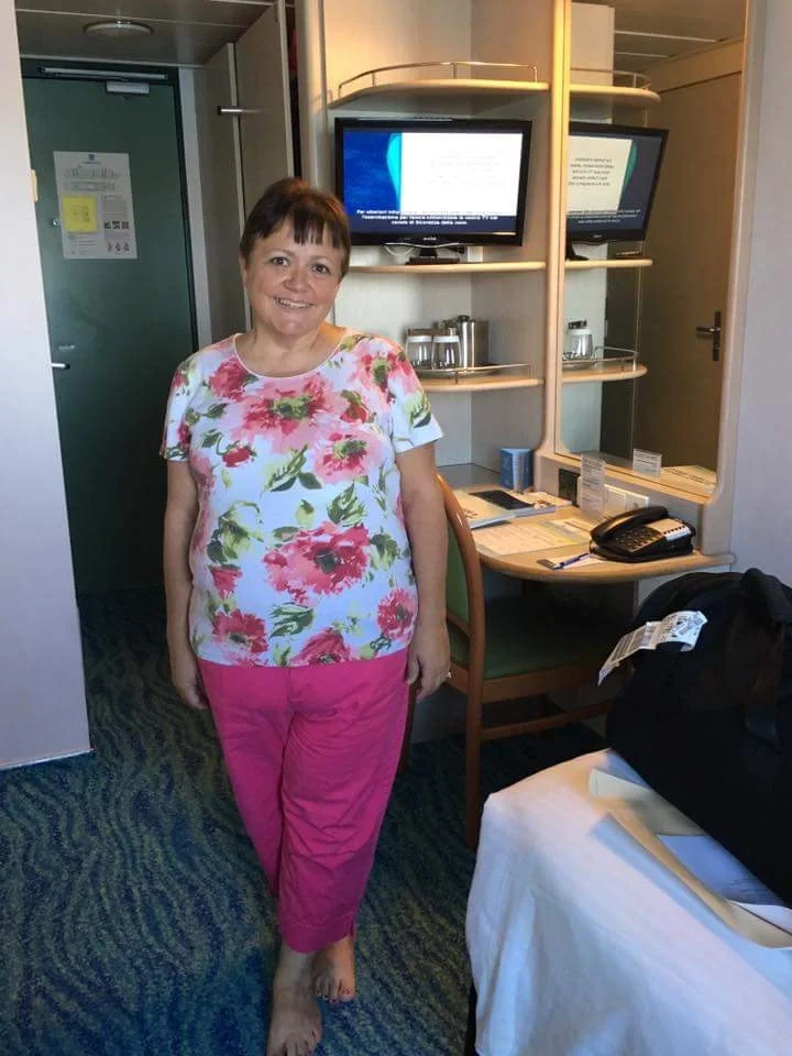 Annajean after walking for a year!