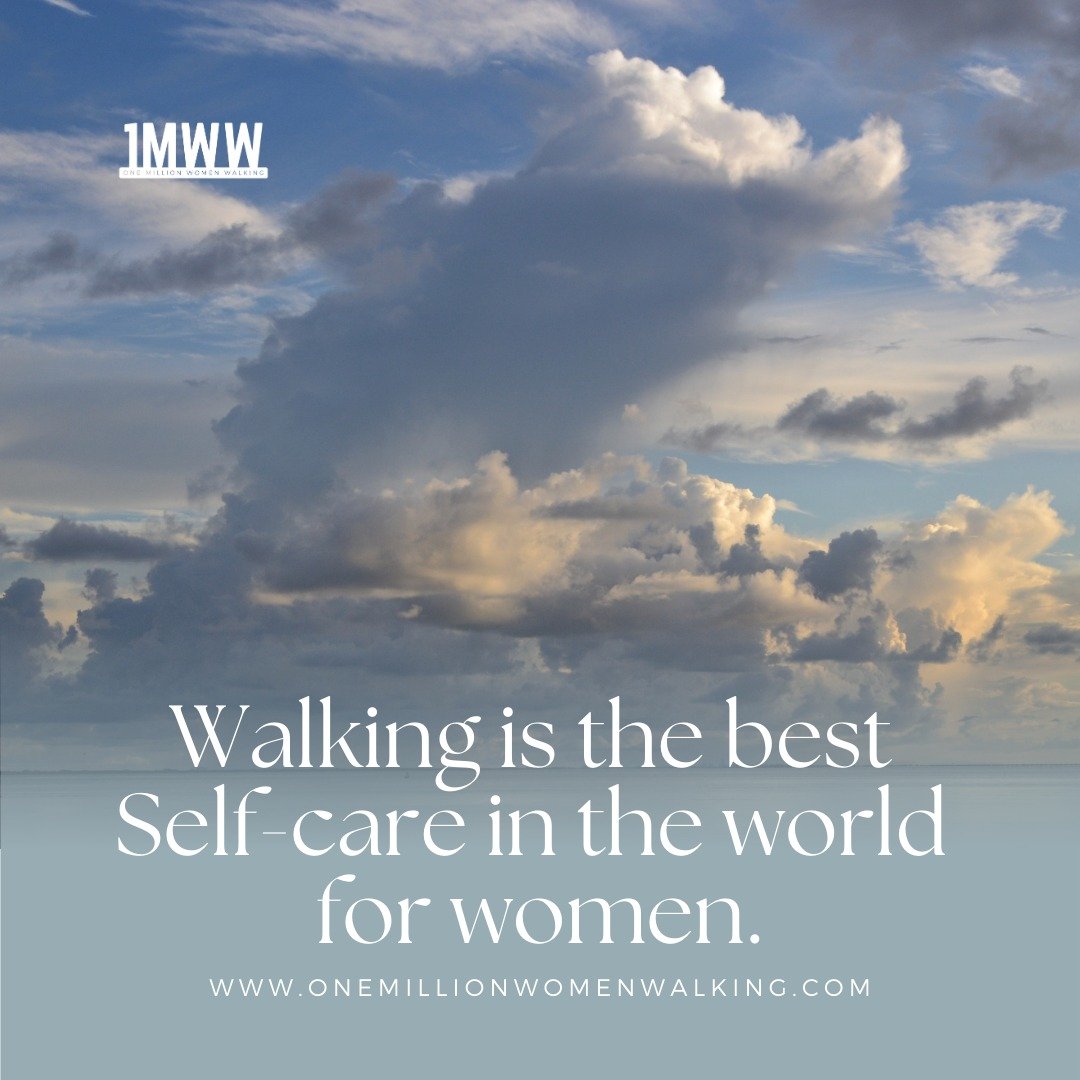 I believe #walking is the best #selfcare in the world for women. In just 25 minutes a day, #walking is proven to create #wholeselfhealth. #bodymindspirit all benefit exponentially from walking. #startwalkingtoday #fempreneurship #womenshealthandwelln